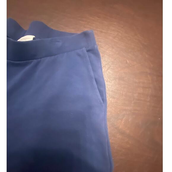 Pure Jill J.Jill Organic Cotton Wide Leg Pull On Blue Lounge Pants Small Casual - Picture 3 of 8